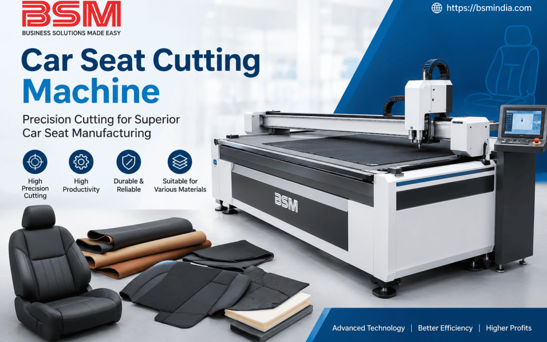 Car Seat Cover Sewing Machine and Cutting Machine for Automotive Upholstery Businesses